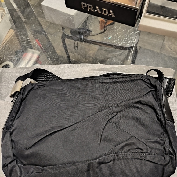 Authentic Prada Nylon black bag Vintage 1980's 🖤 NWT - Picture 4 of 12